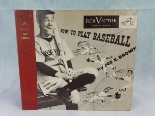 How To Play Baseball / Joe E.  Brown / Rca Victor 78 Rpm Youth Series 351
