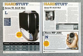 Alienware Area - 51 Alx Sli Gaming Computer Review | 2004 Vintage Print Ad Promo
