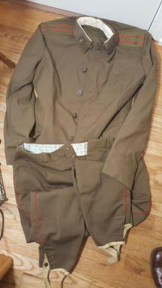 Soviet M69 Armoured Corps Colonel Field Uniform Tunic Jacket And Breeches S 50 - 5
