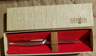 Vintage Gerber Pixie Knife In Cardboard Gift Box Legendary Blades
