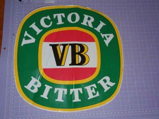 Vb Victoria Bitter 32cm X 33cm Approx As Per Image