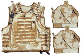 British Army Vest Mk2 Ii Camo Osprey Body Armour Cover Desert Dpm Surplus