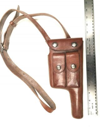 Mauser Broomhandle C96 C.  96 Bolo Holster With Strap Chinese Surplus Import