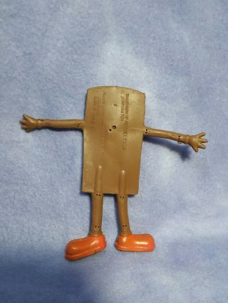Vintage Hershey ' s Chocolate Bar BENDY Bendable Figure Toy Mascot 1980 ' s 2