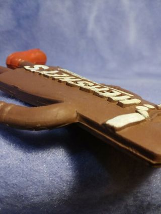 Vintage Hershey ' s Chocolate Bar BENDY Bendable Figure Toy Mascot 1980 ' s 3