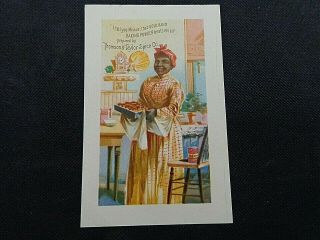 Gold Band Thompson & Taylor Spice Co.  Black Americana Victorian Trade Card