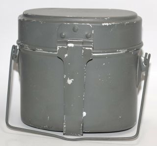 Post - Wwii East German Military Ddr Nva Army 3 - Piece Aluminum Mess Kit