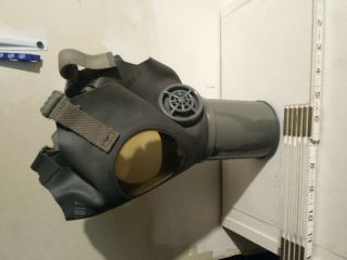 Vintage Us Government Issue Gas Mask,  Civil Defense,  M1a2,  Adult Medium,  Green