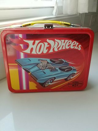 1969 Hot Wheels Cars Metal Lunch Box (no Thermos)