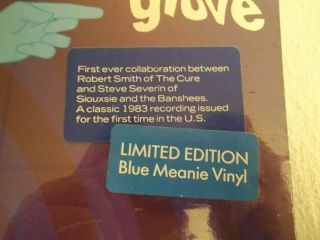 RARE BLUE VINYL The Glove Blue Sunshine LP Rough Trade RUS 85 - 1 3