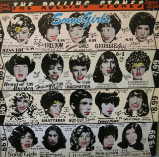 The Rolling Stones Some Girls 1st Version (die Cut With Celebrity Faces) 12 " Lp