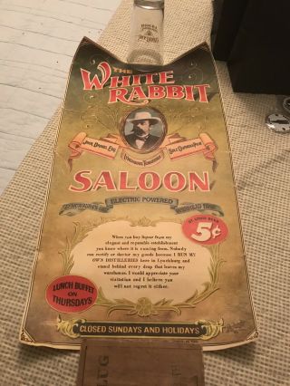 Jack Daniels White Rabbit Saloon Poster