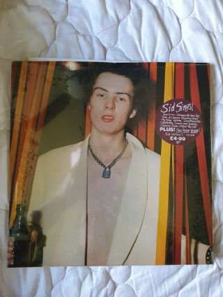 Sid Vicious Sid Sings 1979 Uk Lp Complete With Poster And Hype Sticker