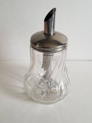 Stoha Glass Sugar Dispenser; Rostfrei Stainless Steel Lid; Made In Germany