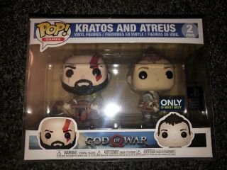 Funko Pop God Of War Kratos And Atreus Best Buy Exclusive
