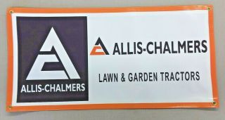 Allis - Chalmers Lawn & Garden Tractor Banner - 24 " X 12 "