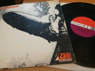 Led Zeppelin 1 - Vinyl Lp Record - Red Plum Atlantic - A1 B4 - Uk Press Zepplin