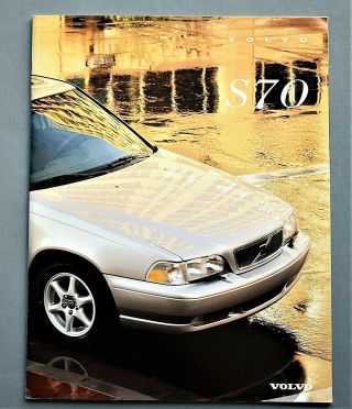 1998 Volvo S70 Prestige U.  S.  Sales Brochure 28 Pages 98s70