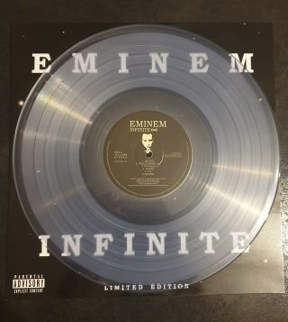 Eminem - Infinite ltd 12” LP,  Translucent Blue,  Record Album 3