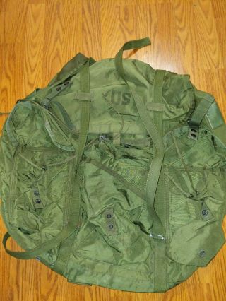 Military Combat Field Pack Model Large Lc - 1 Nylon No Frame