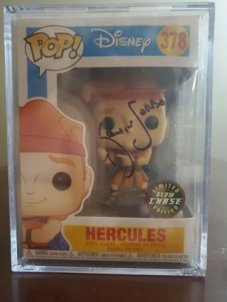 Funko Pop - Hercules 378 (gitd Chase) Autographed By Kevin Sorbo