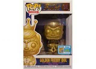 Sdcc 2019 Funko Fundays Pop Golden Freddy Idol Se - Le 1600 Gold (doll/figure)