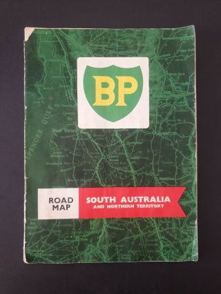 Bp Vintage Road Map Of South Australia And Northern Territory