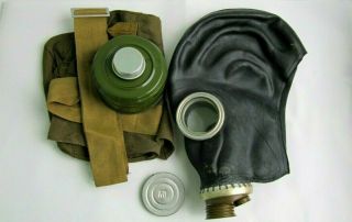Soviet Gas Mask Gp - 5,  Size 2 M Gas Mask With Filter Russian Gas Mask Gp5 Black