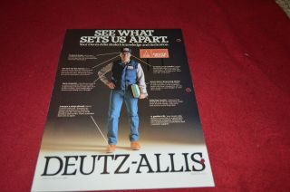 Deutz Allis Chalmers Merger Brochure Dealer 