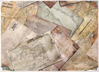 Rice Paper For Decoupage Decopatch Scrapbook Craft Sheet A/3 Vintage City Maps