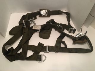 Vintage Us Military Parachute Harness - Safety Harness 1983