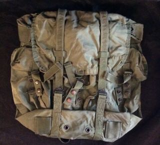 U.  S.  Military Medium Alice Pack O.  D.  Green,  Shoulder Straps Back Pack