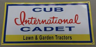 Cub Cadet Lawn & Garden Tractor Banner - 24 " X 12 "