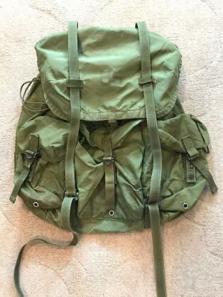 Od Green Us Army Lc - 1 Field Pack Nylon Combat Large Alice Bag Pack Combat Go Bag
