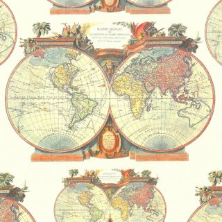 4single Paper Decoupage Napkins.  Map,  Travel,  Vintage Map,  Rustic Design - 671