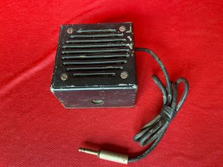 Vintage Us Military Radio Speaker Ls - 166/u 5 " X 5 " X 3 "