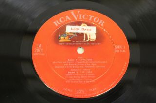 Jascha Heifetz - violin The Lark - RCA Victor LM - 2074 Mono LP DG SD 3