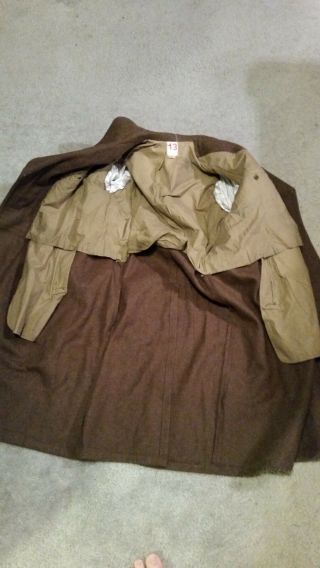 1960 French Military Wool Trench Coat 2