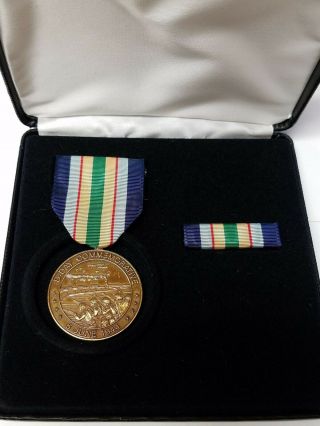 D - Day World War Ii Wwii Ww2 Commemorative Medal Presentation Set