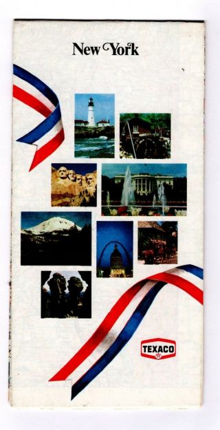 Vintage 1976 Texaco York Road Map Travel Brochure Rm3