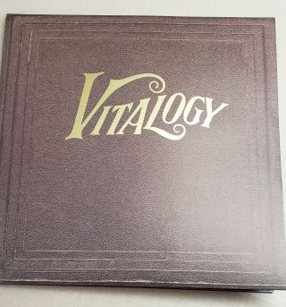 Pearl Jam - Vitalogy Lp - E 66900 Stereo 1st Epic 1994 W/book Vinyl Record
