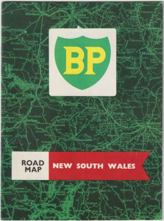 South Wales - Bp Vintage Fold Out Road Map - 1960 