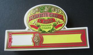 Of 100 Old Vintage - Perfecto Garcia & Bros.  - Cigar Box Labels