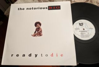 Rap/hip - Hop Lp The Notorious B.  I.  G.  - Ready To Die Bad Boy 1994 Ex