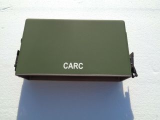 Military Harris Falcon Ii Wide Radio Battery Box For Prc - 150 Prc - 138 Prc - 113