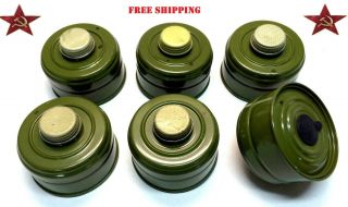 6 Filters Soviet Russian Gas Mask Filters Gp - 5 Cartridges Replacement Respirator