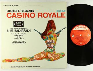 Burt Bacharach - Casino Royale Ost Lp - Colgems Dg Vg,