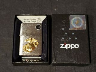 Zippo Us Marine Corps Crest Emblem Lighter - 280mar