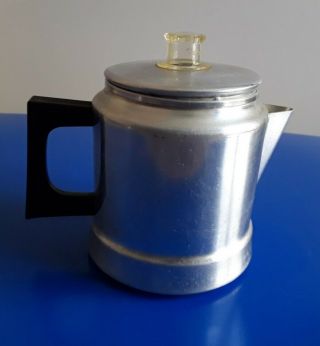 Vintage Comet Coffee Maker Aluminum Percolator 3 - 5 Cup