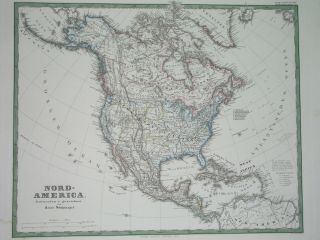 1873 Map Texas United States California Florida Cuba Mexico Canada